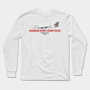 Boeing B747-400F/SCD - Alitalia Cargo Long Sleeve T-Shirt